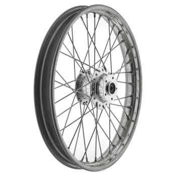 Speichenrad Edelstahl für Scheibenbremse 1,6x17, Simson MS50